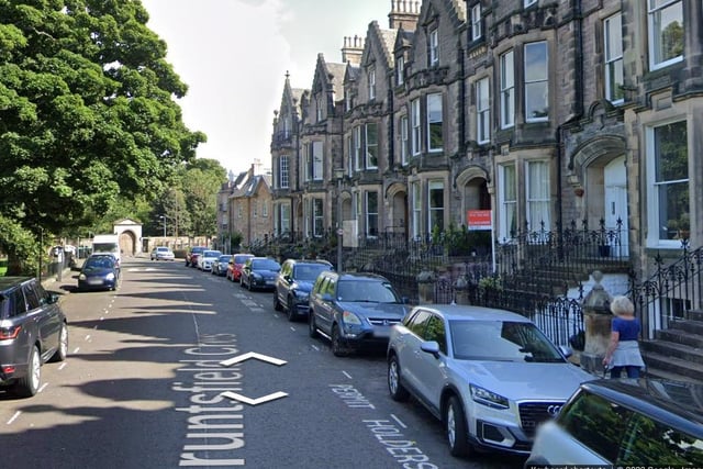 Marchmont West is in the top ten most expensive areas to buy with an average price of £497,000. It took sixth spot in Edinburgh.