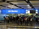 General view of passengers going through UK Border at Terminal 2 of Heathrow Airport: Steve Parsons/PA Wire