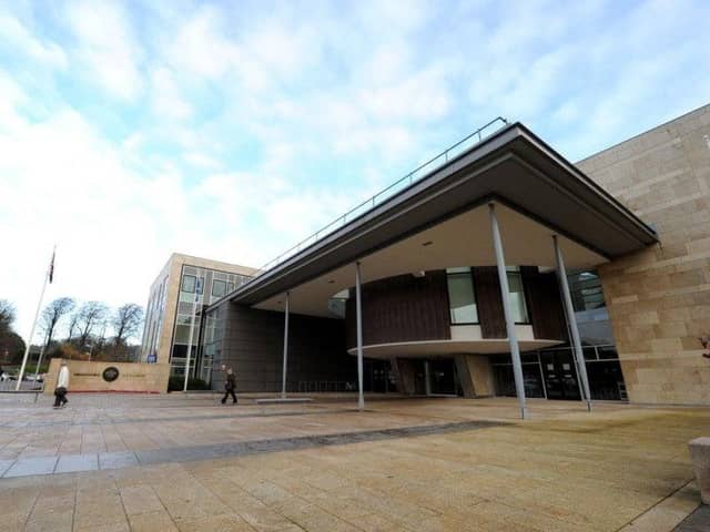A 64-year-old man was taken to hospital on Tuesday having been found injured at the property