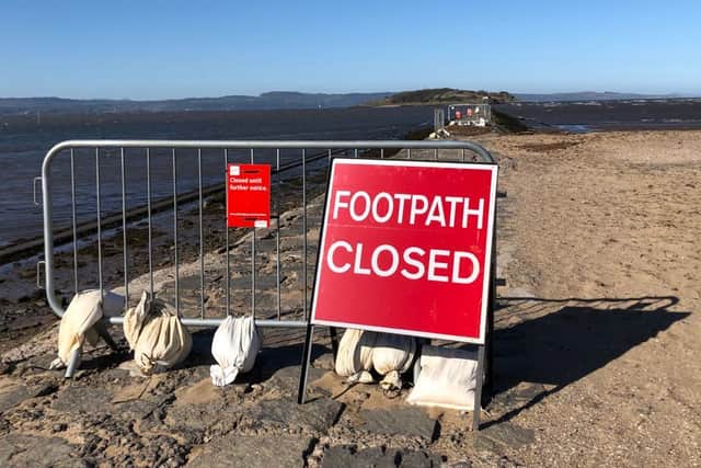 Cramond Island is currently closed to the public. Picture: JPIMedia
