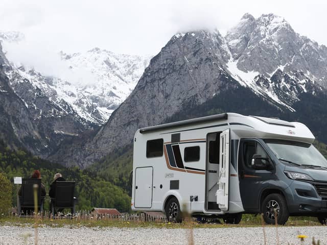 Motorhome travellers are welcome in most parts of Europe, such as Grainau, Germany, above (Picture: Alexander Hassenstein/Getty Images)