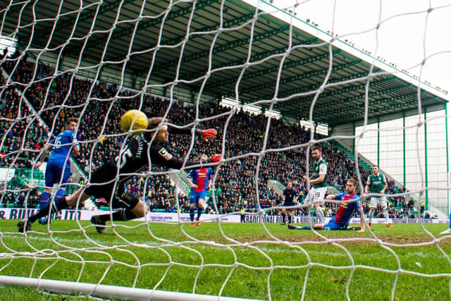 James Keatings opened the scoring for Hibs the last time they faced Inverness at Easter Road. Picture: SNS