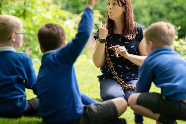 St Andrew’s Fox Covert RC Primary School has been given the national Learning Outside the Classroom Mark (gold status), the highest accolade of its kind. Pic: Ric Brannan Photography.