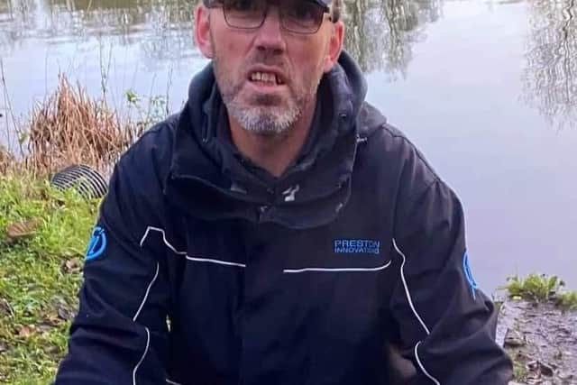 Darrin Ferguson at Magiscroft. He is club champion at the Edinburgh and Lothians Coarse Angling Club and currently third in the Magiscroft winter silver series