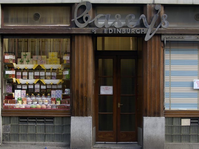 Casey's sweet shop on St Mary's Street survived until the 2000s and was a real blast from the past, offering jars of jars of all the sweets you could possibly imagine from kola kubes and dolly mixtures to bon bons and pear drops. The only Edinburgh folk who don't miss it are dentists.