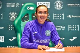 Shannon Leishman made her debut for Hibs back in 2014. Credit: Hibs Women