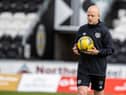 Hearts coach Steven Naismith  during a cinch Premiership match between St Mirren and Hearts at SMISA Stadium, on August 07, 2021, in Paisley, Scotland (Photo by Alan Harvey / SNS Group)