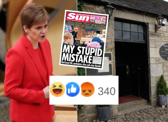 Readers react after Nicola Sturgeon apologises about Covid breach picture: JPI Media