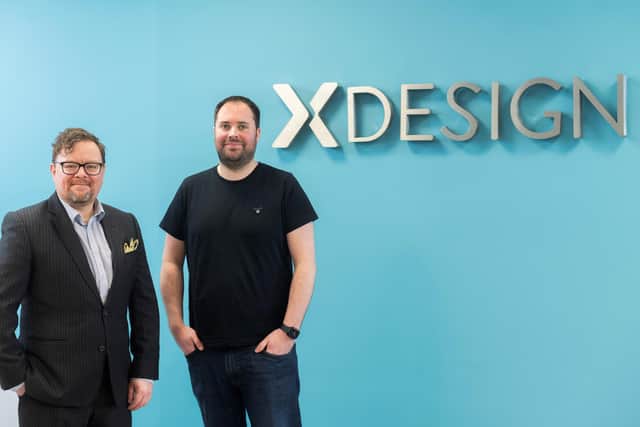 Jeff Watkins, chief product and technology officer at xDesign, and Euan Andrews, CEO at xDesign. Picture: Phil Wilkinson