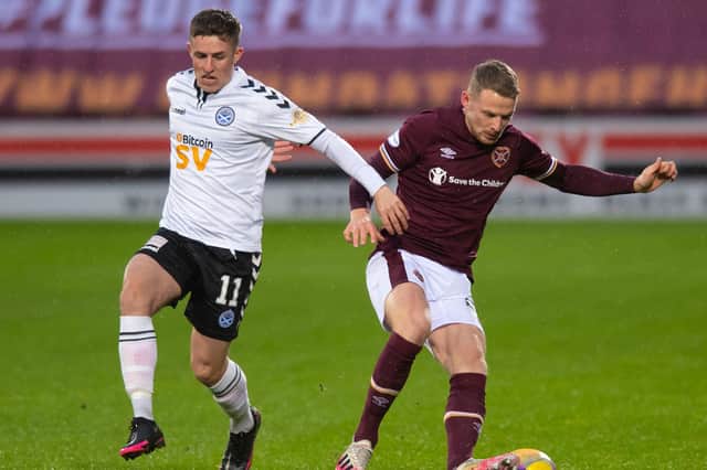 Hearts travel to Ayr United on Friday night. Picture: SNS