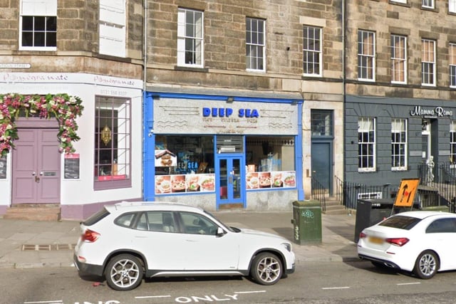One local suggested this takeaway, which supposedly offers a great value chippy. Deep Sea is located in Antigua Street in the New Town area of Edinburgh.