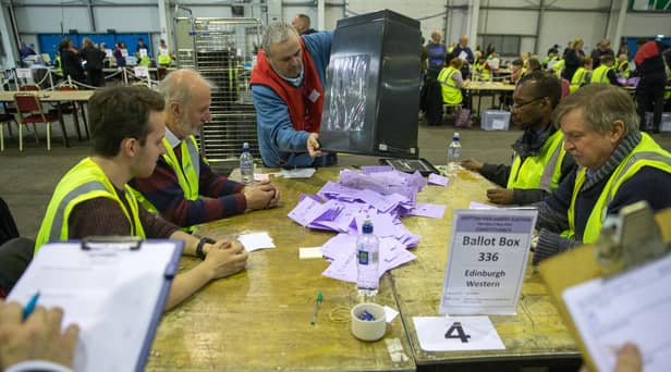 Votes in the Scottish Parliament elections are due to be counted on Friday and Saturday (Picture: Matt Cardy/Getty Images)