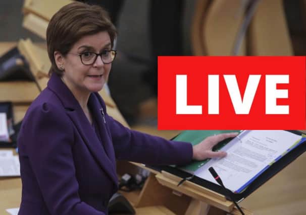 Nicola Sturgeon is to set out any further expansion of vaccine passports in Scotland during a scheduled coronavirus briefing.