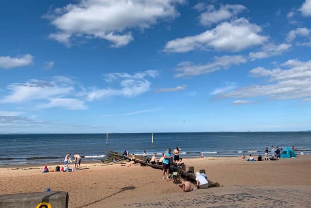 Portobello Beach on Wednesday, July 14 (Photo: Andrew O'Brien).