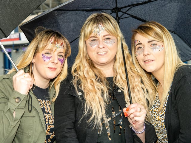 Cheryl Grey, Stacy Blackie and Jade Frizzel.