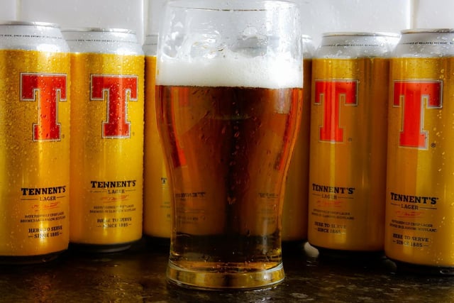 "Tennent's, the Scottish champagne," said one of our readers. "Hands down," said another. Scotland's best-selling pale lager is made by Wellpark Brewery in Glasgow.
