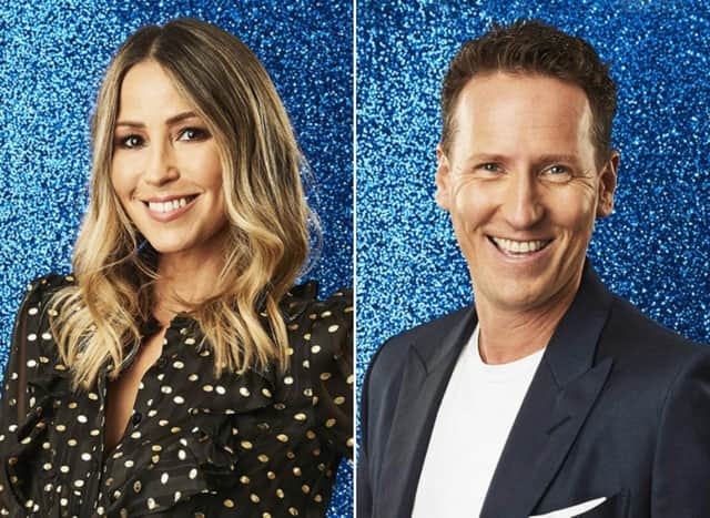 English pop singer Rachel Stevens and professional ballroom dancer Brendan Cole will also be joining the Dancing on Ice cast next year. (Image credit: ITV)