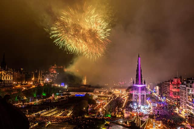 Edinburgh's Hogmanay festival has been stage since 1993. Picture: Liam Anderstrem