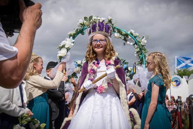 Ruth Scott was crowned Queen of Hearts by Crowner Murdoch Kennedy on Saturday.