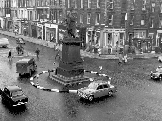 The junction of Hanover Street and George Street is pictured here back in November 1964.