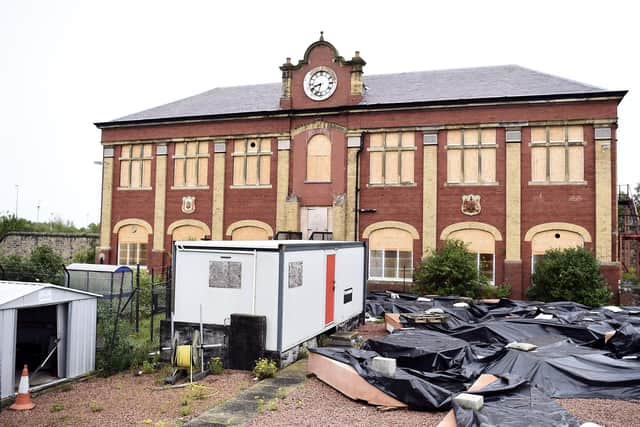 The station was built in 1903 to serve Granton gas works