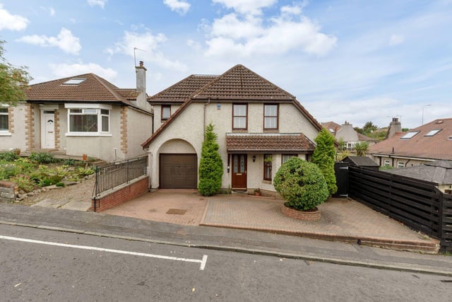21 Hailes Park is a delightful four-bedroom detached chalet-style family home, forming part of a quiet cul-de-sac, with driveway, garage and enclosed private west/south-west facing garden.