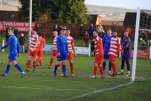 Honours were even between Bonnyrigg and Spartans when they met in the league in January. Picture: Joe Gilhooley LRPS