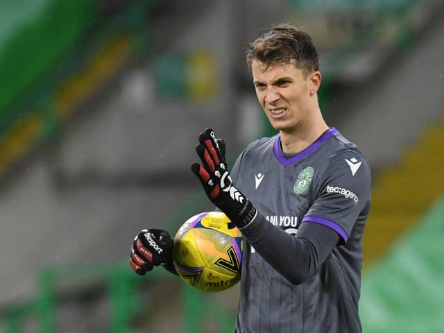 Matt Macey will be in goals for Hibs remaining Scottish Cup ties. (Photo by Ross MacDonald / SNS Group)