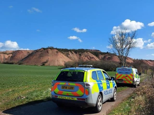 Police in West Lothian carried out an operation to crack down on off-road motorcycles being used at Greendykes Bing in Broxburn.