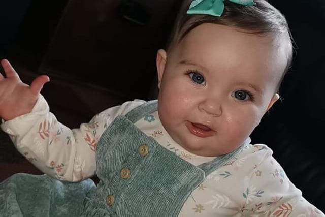 RichLisa Goucher, said: "Our grand daughter. Hallie. Her smile brightens up the darkest of days."