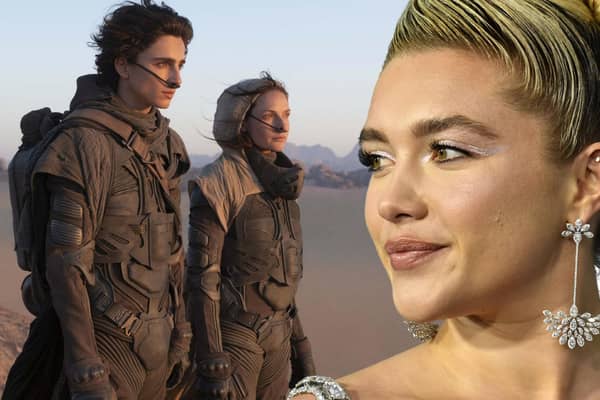 Dune Part 2: Could Florence Pugh be cast as Princess Irulan in the Denis Villeneuve film's sequel? (Legendary Pictures & Warner Bros, and Frazer Harrison for Getty Images)