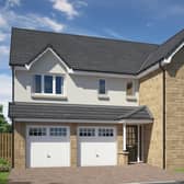 Part of a modern development, the exterior of the five-bedroom home has a classic and elegant appearance. Benefitting from excellent transport links and located in close proximity to shops and schools, Bonnyrigg is the perfect choice for commuters, young couples and growing families alike