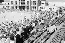 Portobello's outdoor swimming pool was always packed to rafters whenever the sun came out.