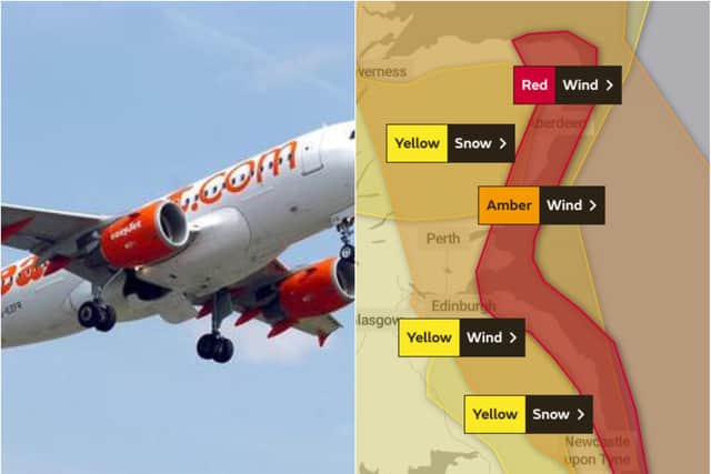 Storm Arwen: 'Smell of vomit everywhere': Passengers left terrified as flight lands in Edinburgh during red weather warning