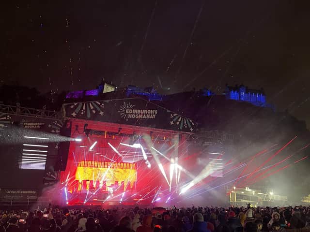 The Pet Shop Boys headlined Edinburgh's recent Hogmanay festival.