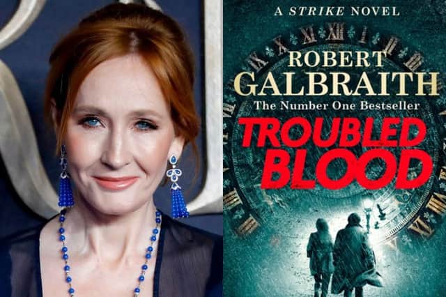 The book is the fifth in the Strike series, released under the pseudonym Robert Galbraith (Photo: TOLGA AKMEN/AFP via Getty Image/Little Brown Books Group)