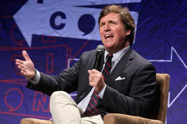 Tucker Carlson, a Fox News presenter, made the disparaging remarks after US president Joe Biden talked about making it easier and safer for women to join and stay in the military. (Pic: Getty)