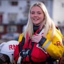 At just 17, Jodi Fairbairn is trained, ready and willing to help save lives at sea with Dunbar's RNLI crew
Pic: Nick Mailer