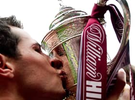 Ryan McGowan got his hands on the Scottish Cup with Hearts in 2012.