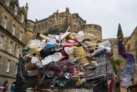 A major clear up operation is under way in Edinburgh after a first wave of strikes by council bin workers came to an end.