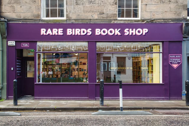 Rare Birds Books is a shop devoted to championing female authors. Found in Raeburn Place, Stockbridge, it is Scotland's only bookshop dedicated to women's writing and has a popular subscription book club which gives you the choice of two "secret" titles each month. Visit: rarebirdsbooks.com
