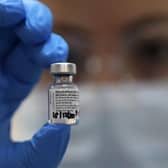 A phial of the Pfizer-BioNTech COVID-19 vaccine. PIC: PA.