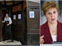 The Scottish Government will make it mandatory for pubs and other venues to collect customer details from next Friday, Nicola Sturgeon said.