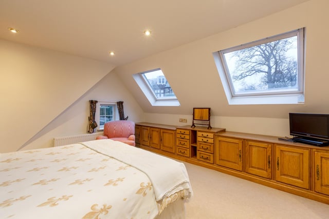 Another bright and spacious bedroom in this incredible property. The house is located in the affluent and prestigious Murrayfield area, especially sought after for its close proximity to world-class schools for every age group.