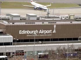Edinburgh Airport. Pic Lisa Ferguson.