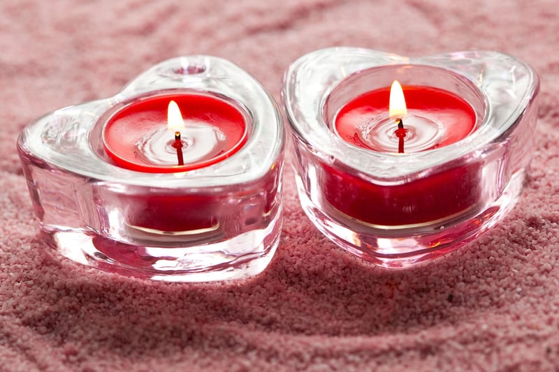 Candles are an essential for a romantic evening - but be careful that your dog doesn't accidentally cause a fire by knocking it over. Waggy tails are also at risk of getting burnt if a candle is put on a low table.