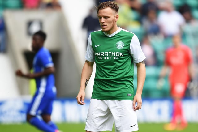 Hibs took a punt on the non-league English striker. He wouldn't play for the first-team but spent two seasons on loan at East Fife. Was banned from football for two years in 2017 for failing a drugs test.

Recently joined Redditch from Halesowen Town in the eighth tier of English football.