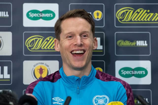 Hearts defender Christophe Berra intends to savour another Scottish Cup final.