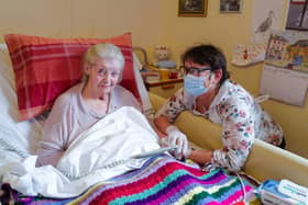 Care homes in Scotland are set to allow visitors in today for the first time in 2021. (Photo by Hugh Hastings/Getty Images)