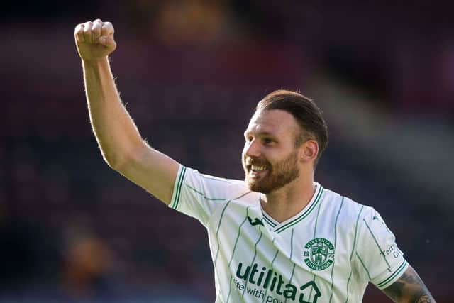 The winger has started the season in fine form for Hibs